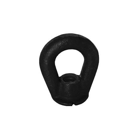 Actek Oval Eye Nut, 1/3"-12 Thread Size, Black Oxide 48574